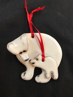 polar bear ornament