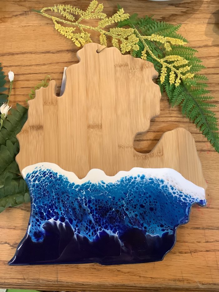 Lake Cutting Board Michigan